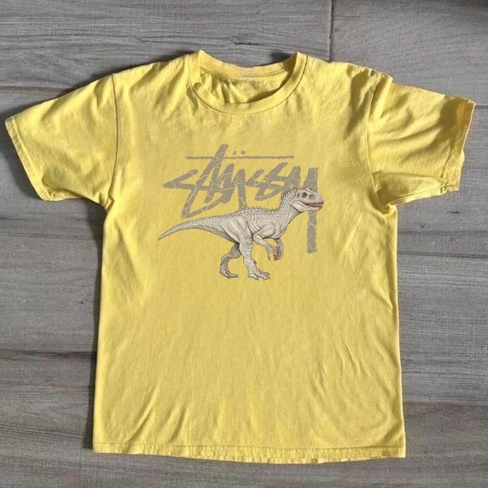 Yellow StaSsyy Dinosaur Tee